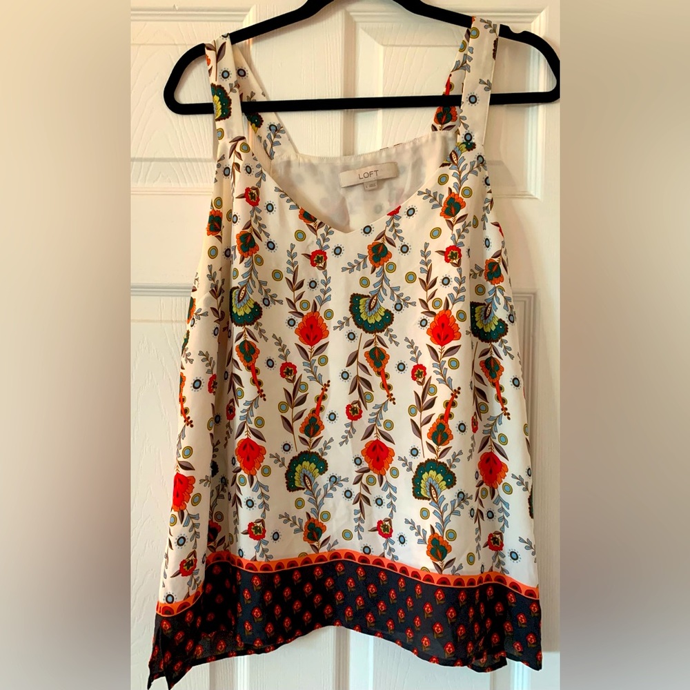 Floral Loft Flowy Tank Top